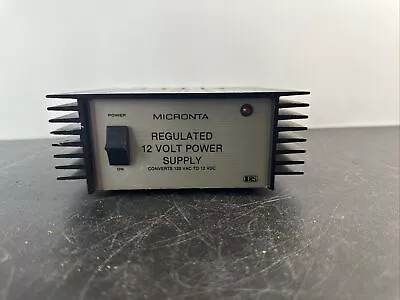 VINTAGE Micronta Cat. No. 22-120 Regulared 12 Volt Power Supply 13.8VDC 2.5A • $40