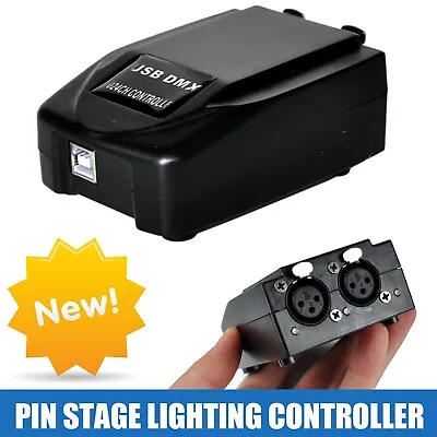 Fit Martin Light Jockey 1024 Channels USB 3PIN DMX Stage Lighting Controller AT • $117.26