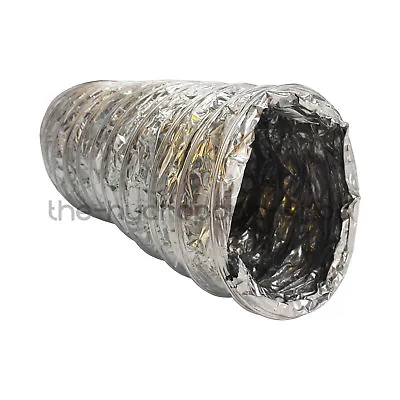 Aluminium Ducting 6 Inch 5M Meters Flexible Air Ventilation Duct Hydroponics • £12.99