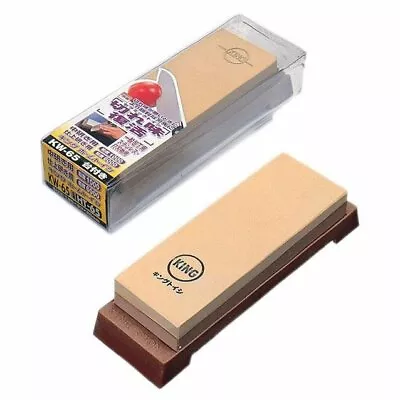 King KW65 1000/6000 Grit Whetstone Japanese Knife Sharpening Toishi Stone • £37.99