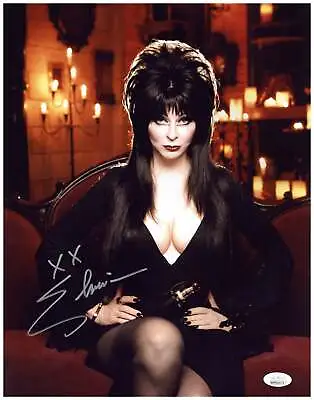 Elvira Signed 11x14 Photo Mistress Of The Dark Authentic Autographed JSA COA 4 • $159.99
