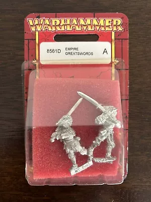 Warhammer The Old World Empire Great Swords NIB Metal • $24.50