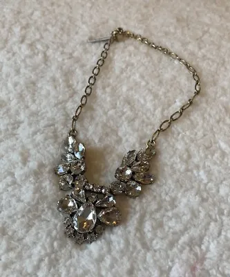 J.Crew Sparkly ‘Crystal’ Teardrop Statement Necklace NWTD • $23.99