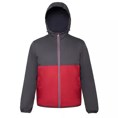 Rokka&Rolla Men's Lightweight Rain Jacket Water-Resistant Packable Windbreaker • $39