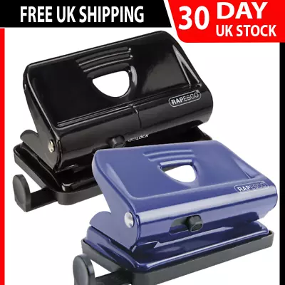 Rapesco 810 2-Hole Metal Punch With 12 Sheets Capacity| Fast Delivery  • £4.99