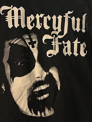 Mercyful Fate Shirt Large King Diamond Slayer Venom • $14.99