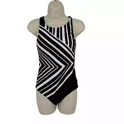 NEW Amoena Andalusia Pocketed Mastectomy One-Piece Tank Swimsuit Sz 8B • $18