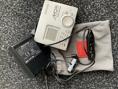 AiWA AM-F5 Portable Mini Disc Recorder . Used And Good Working Condition . • £15