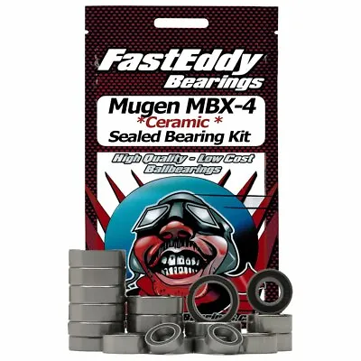 Mugen MBX-4 Ceramic Rubber Sealed Bearing Kit • $127.99