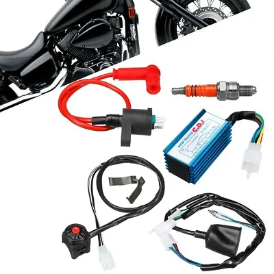 For 70cc/110cc/125cc/ 140cc Pit Dirt Bike Wiring Loom Kill Switch Coil CDI Kit U • £12.96