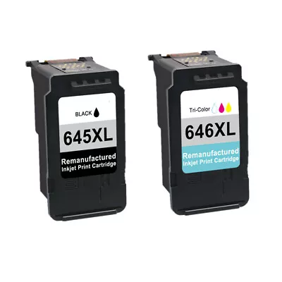 PG645XL CL646XL Ink Cartridge For Canon PIXMA MG3065 TR4560 TS3160 TS3165 TS3166 • $31.03