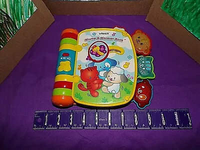 $7.99 • Buy VTech Rhyme And Discover Book Toddlers Developmental Learning Toy