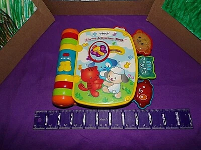 $7.99 • Buy VTech Rhyme And Discover Book Toddlers Developmental Learning Toy