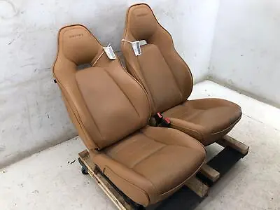 Aston Martin Rapide Front Left & Right Seat Set W/screens Sahara Tan *parts* • $850