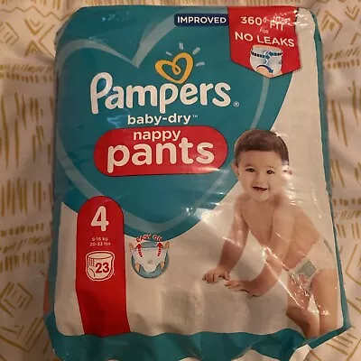 Pampers Baby Dry Nappy Pants Size 4 • £0.99