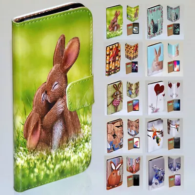 For Samsung Galaxy Note Series - Easter Bunny Print Flip Case Wallet Phone Cover • $13.98