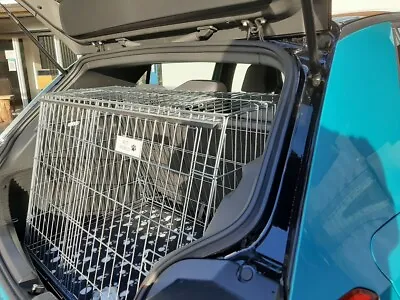 PET WORLD VOLKSWAGEN VW | ID3 Sloping Car Crate Pet Puppy Dog Travel Cage • £154.95