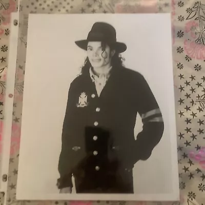 Michael Jackson 8x10 Promtional Pose Photograph Hat Sweater  • $6.99