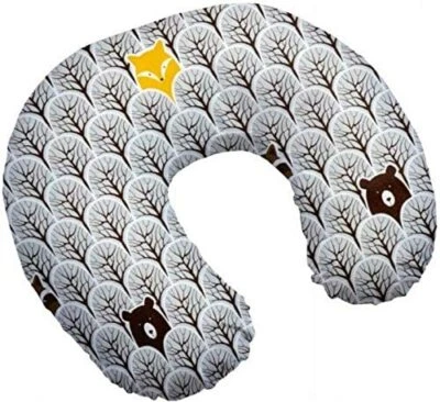 £13.99 • Buy Baby Breast Feeding Pillow Pregnancy Nursing Maternity Cotton Fox In Forest Grey