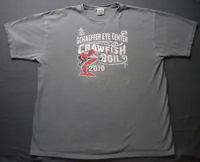 2010 Schaeffer Crawfish Boil Concert 2XL Shirt Alice Chains Seether B-52's Fuel • $19.99