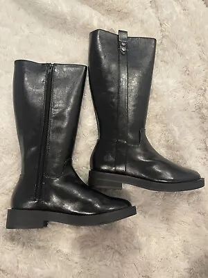 Girls Boots Size US 1 ZARA Black • $30