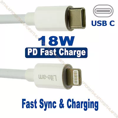 PD USB Type C To IPad Fast Charger Cable For Apple IPad Mini 2 A1489 • £5.49