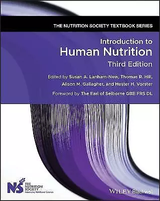 Introduction To Human Nutrition The Nutrition Soci • £47.50