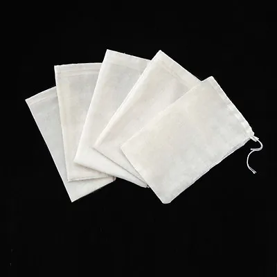 US 500/1000/5000 Natural Cotton Muslin Drawstring Bags Bath Soap 3x4 6x8 8x12 • $20.89
