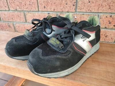 $62 • Buy Men Dunlop KT26 Sport Shoes Size 8 UK Steel  Sneakers Well Used 