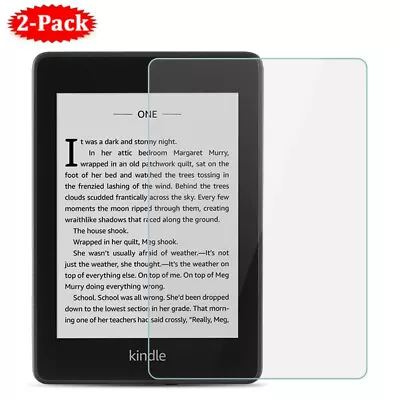 $15.59 • Buy 2 PCS Screen Protector Tempered Glass Film For Kindle Paperwhite 5/6/7/10/11th
