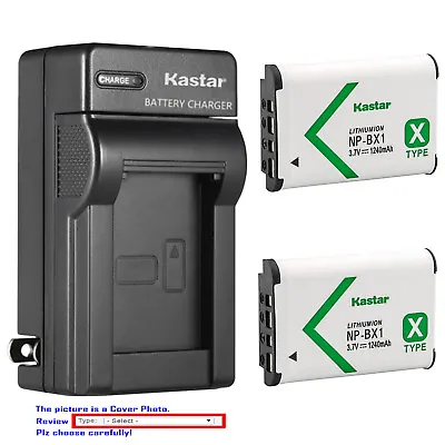 Kastar NP-BX1 Battery AC Wall Charger For Sony ZV-1 II Digital Camera ZV-1 ZV-1F • $15.49