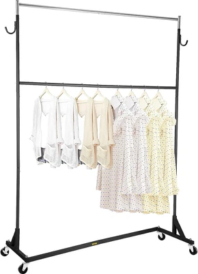 $75.28 • Buy VEVOR Z Rack, Industrial Grade Z Base Garment Rack, Height Adjustable Rolling Z