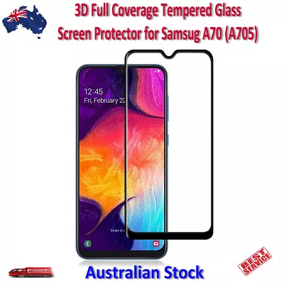 Tempered Glass Screen Protector 3D Full Coverage For Samsung Galaxy A70 A705 • $13.95