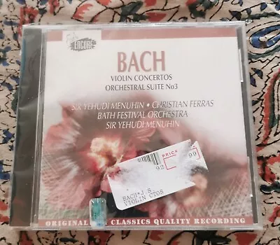 New & Sealed - Bach Violin Concertos Orch. Suite 3 Sir Y Menuhin (1994) Cd Album • £14.85