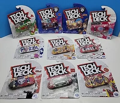 Mix Lot Of 10 New Tech Deck Fingerboards - Mini Skateboards. No Duplicates.  • $40