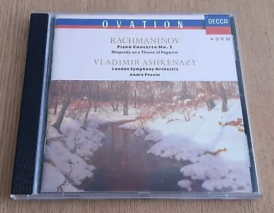 Rachmaninov Piano Concerto No. 2 Etc. Ashkenazy LSO Previn CD NM • £6