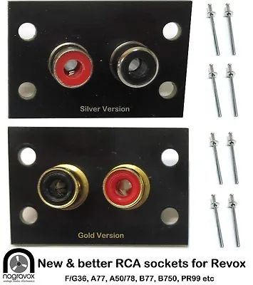 Revox RCA Sockets Panel  A77 B77 F36 G36 B710 B750 B740 & Others • $144