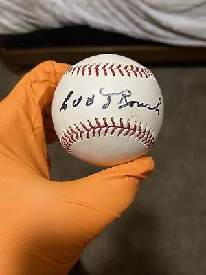 Edd Roush Autograph Baseball Hall Of Fame Reds 1919 Champion Signed Pearl White • $150