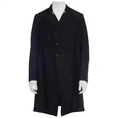 Victorian Black Wool Men's 1890S Double Breasted Frock Coat • $187.11