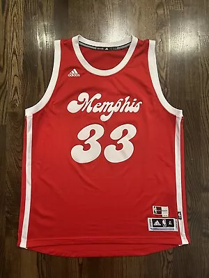 RARE Adidas MARC GASOL #33 Memphis Sounds HWC Nights Jersey Size XL 48 Grizzlies • $275