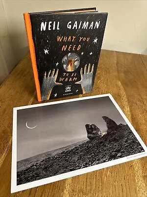 What You Need To Be Warm By Neil Gaiman SIGNED 2023 UK 1st/1st HB Bloomsbury • £59.99