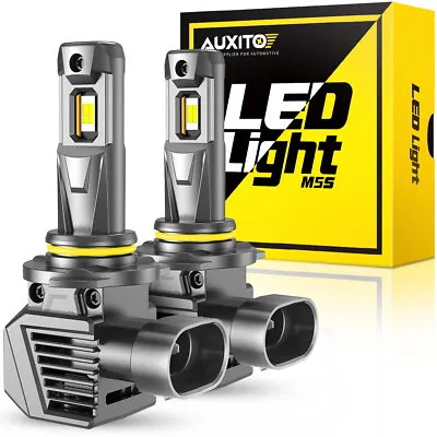 AUXITO 9005 HB3 LED Headlight Bulb Kit High/Low Beam White Super Bright 6500K 2x • $32.99