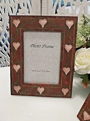 Love Heart Resin Picture Photo Frame Someone Special Family Mothers Day • £6.99