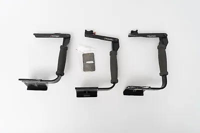 $20 • Buy 3x Stroboframe Flash Bracket In Parts Condition Or Fixing Up Includes Extra Base