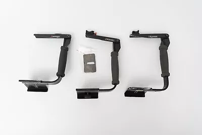 3x Stroboframe Flash Bracket In Parts Condition Or Fixing Up Includes Extra Base • $13