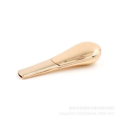 Rose Gold 4'' Stainless Steel Magnetic Spoon Tobacco Smoking Metal Pipe US • $13.99