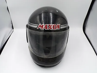 Maxon Mark II Motorcycle Racing Helmet | For Parts Or Restoration • $18.98