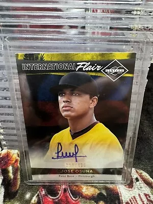 2011 Panini Limited International Flair /499 Jose Osuna #8 Auto • $13.99