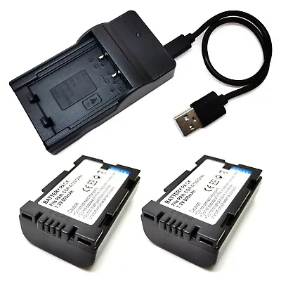 Battery / USB Charger For CGR-D120 Panasonic NV-MX1 NV-MX2 NV-MX3 NV-MX5 NV-MX7 • $19.98