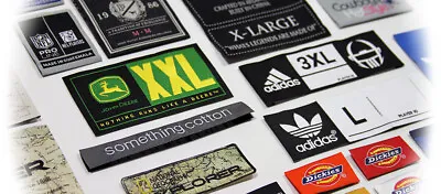 $65 • Buy 500pcs Custom Woven Labels, Clothing Labels Tags, Customized